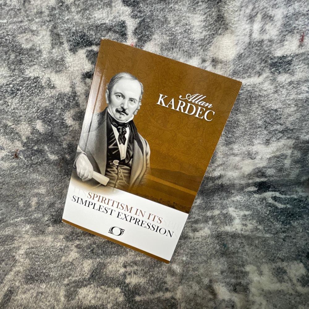 Al Kardec Spiritism in its Simplest Expression Paperback Book Brown